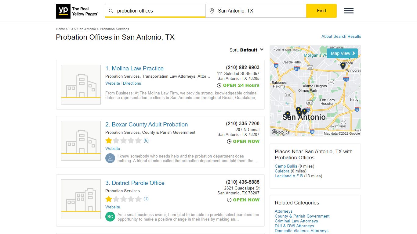 Best 5 Probation Offices in San Antonio, TX with Reviews - YP.com