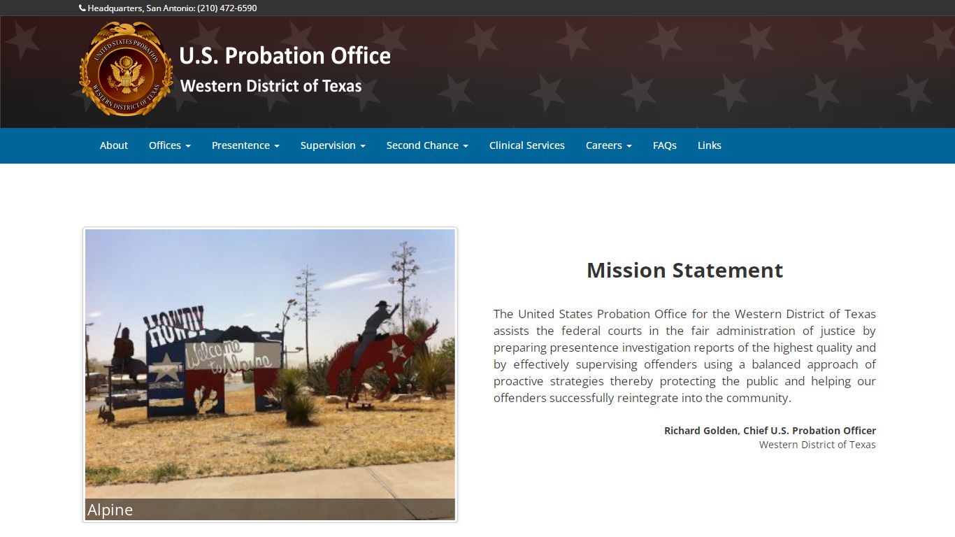 U.S. Probation Office – Western District of Texas